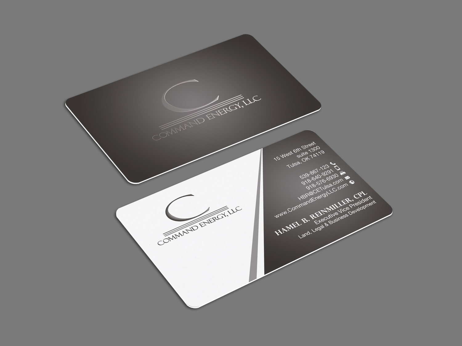Visitenkarten-Design von Brand aid für Command Energy, LLC | Design #32382451
