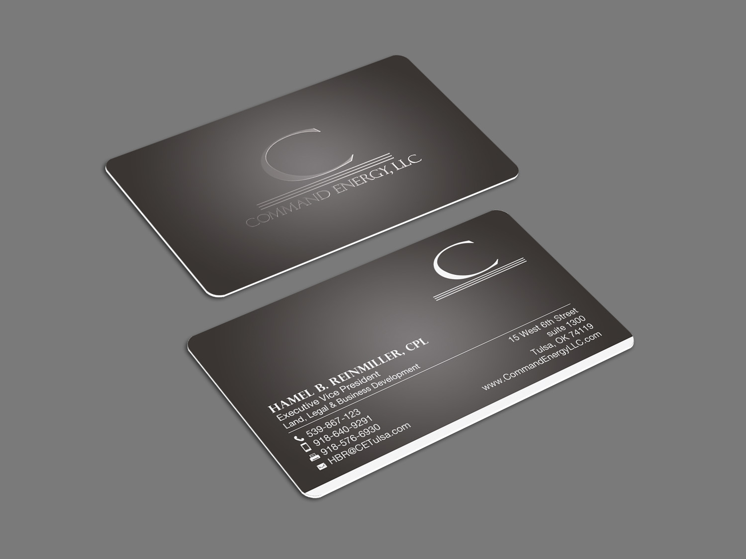 Business Card Design by Brand aid for Command Energy, LLC | Design #32382462
