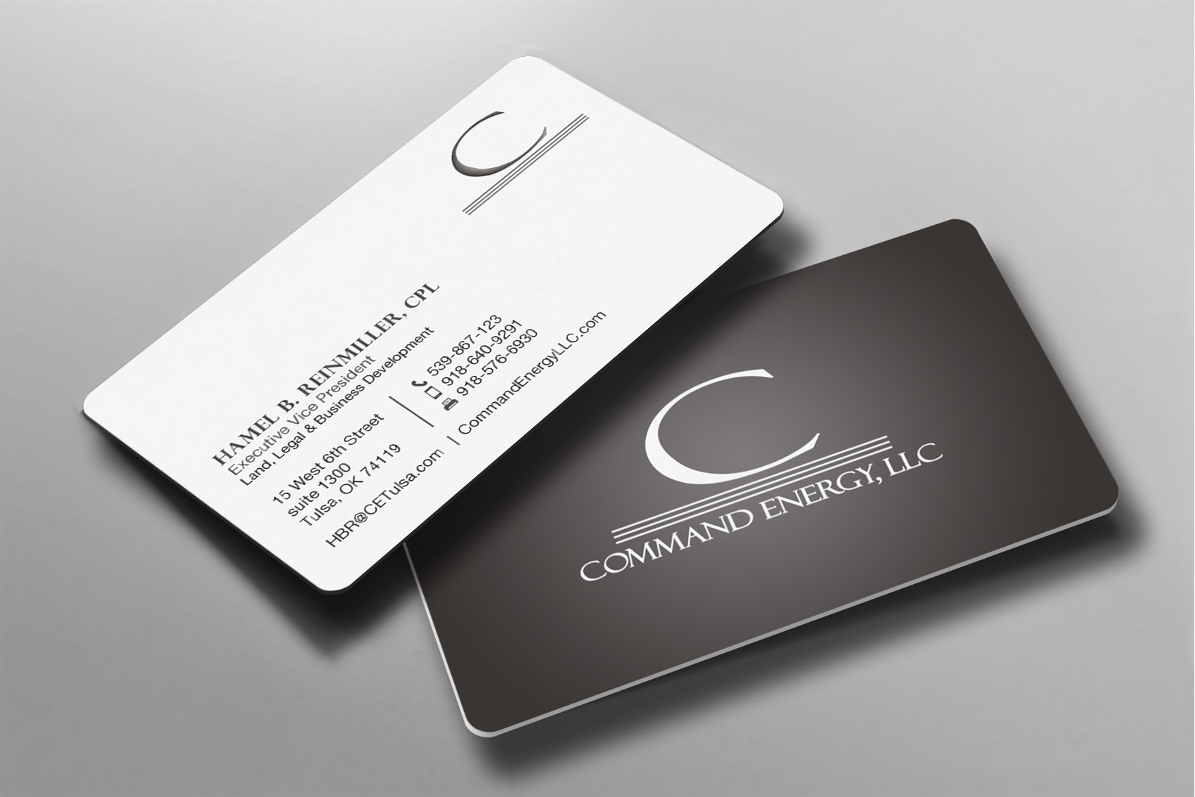 Diseño de Tarjeta de Presentación por Brand aid para Command Energy, LLC | Diseño #32382469