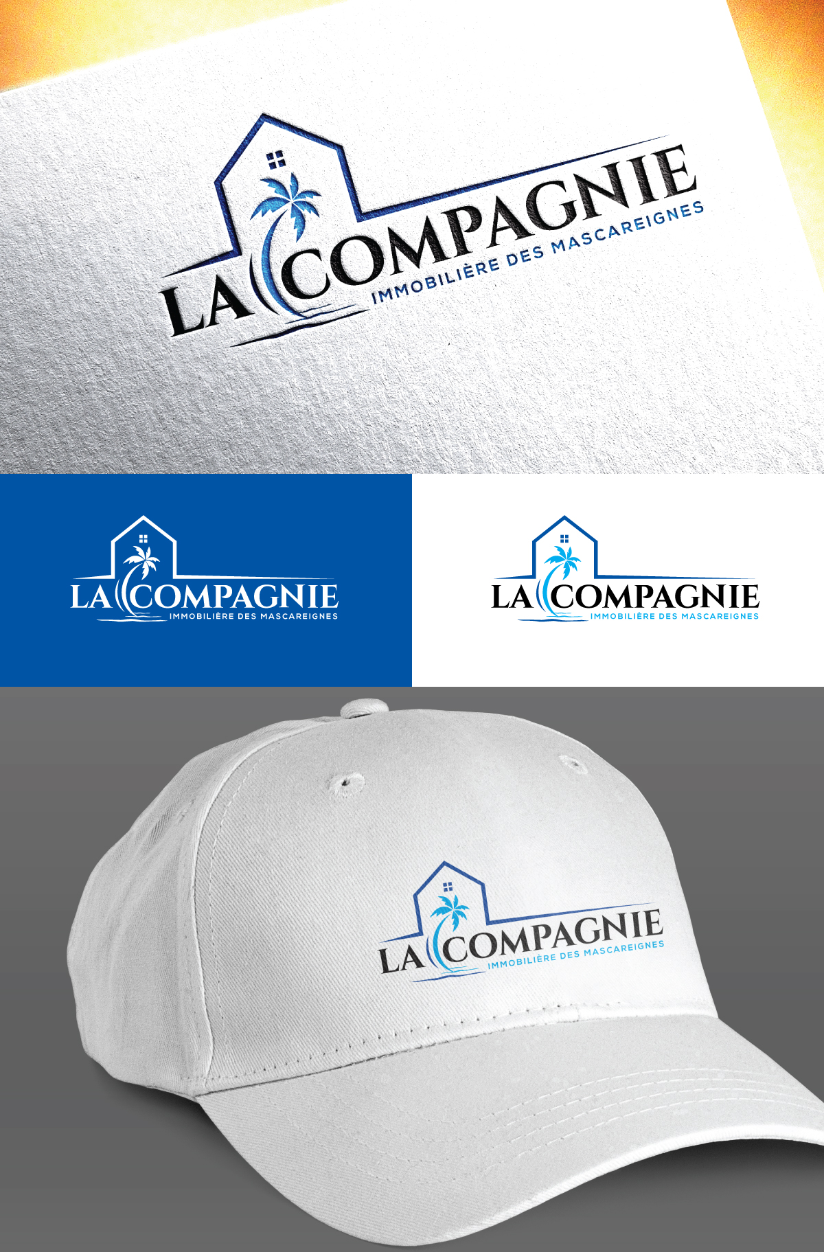 Logo Design by sol design2 for la compagnie immobiliere des mascareignes | Design #32388605