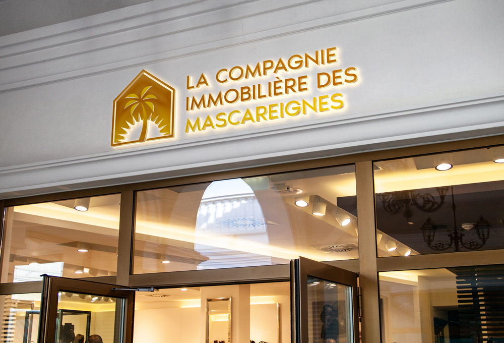 Logo Design by VirtueDesignPro for la compagnie immobiliere des mascareignes | Design #32390257