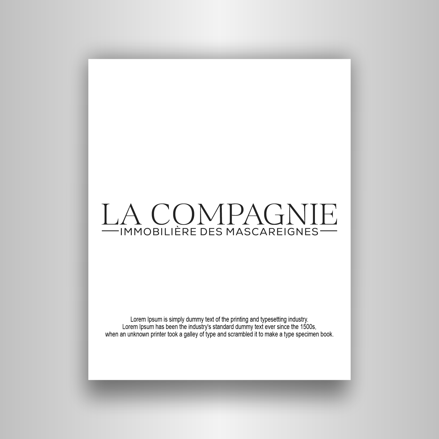 Logo Design by Abigaill_design for la compagnie immobiliere des mascareignes | Design #32395327
