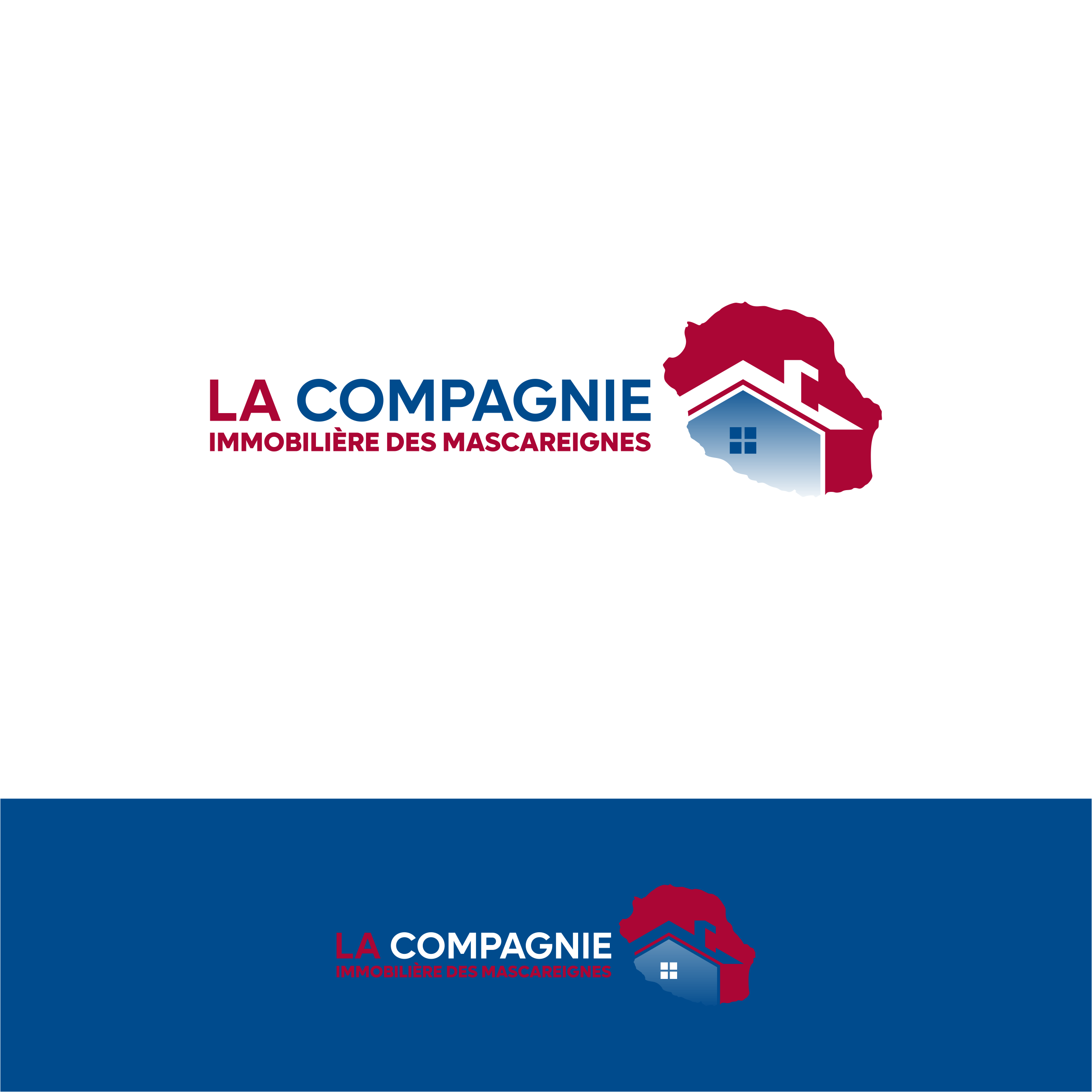 Logo Design by ghillvan for la compagnie immobiliere des mascareignes | Design #32392525