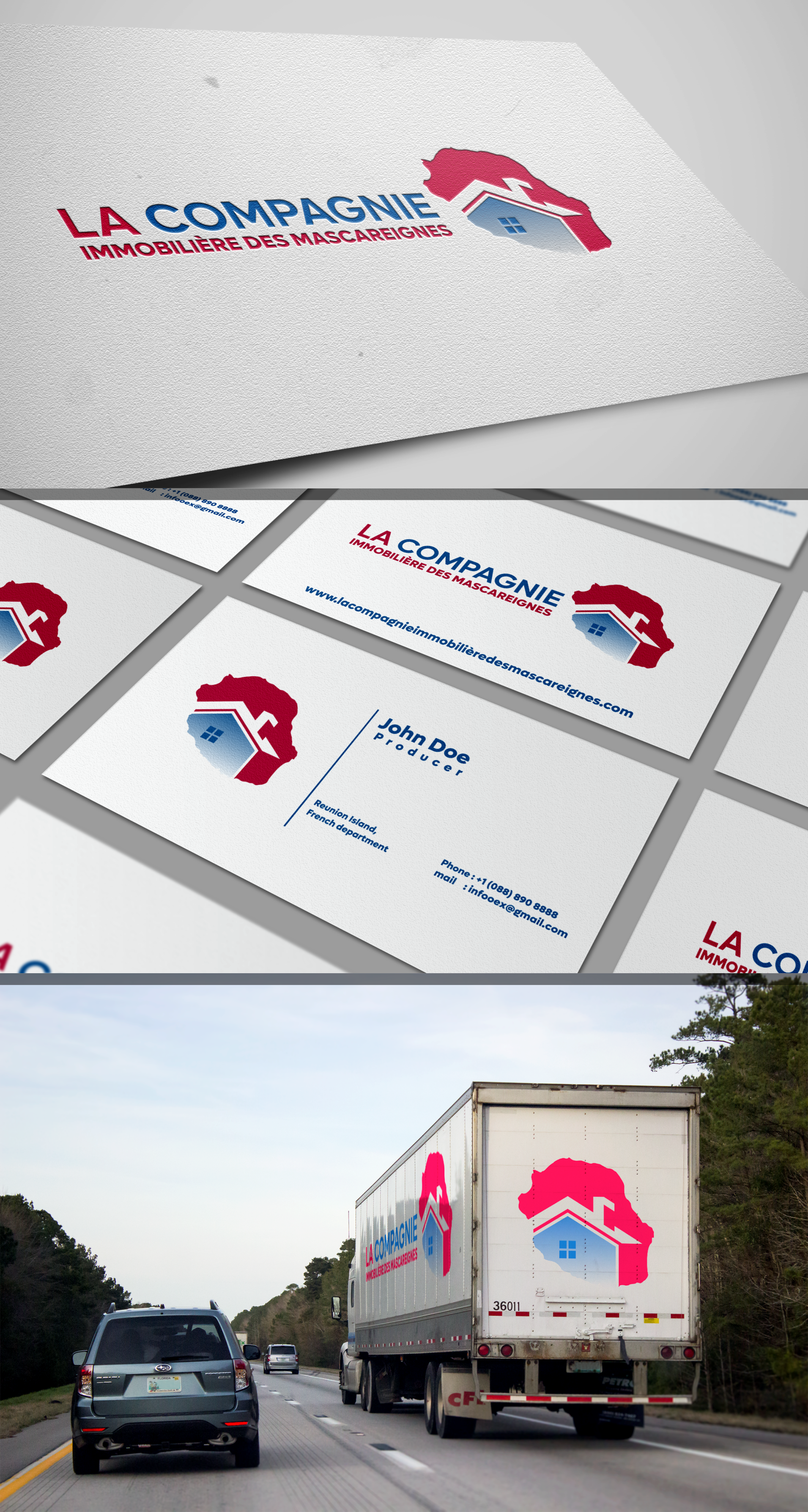 Diseño de Logo por ghillvan para la compagnie immobiliere des mascareignes | Diseño #32392526