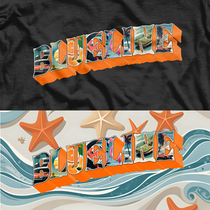 Design de T-shirt par Foulanan Design pour BLUELINE PADDLE SURF AND CLOTHING | Design : #32405800