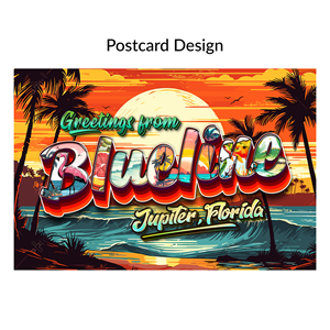 T-shirt Design by DesignTastic for BLUELINE PADDLE SURF AND CLOTHING | Design #32428336