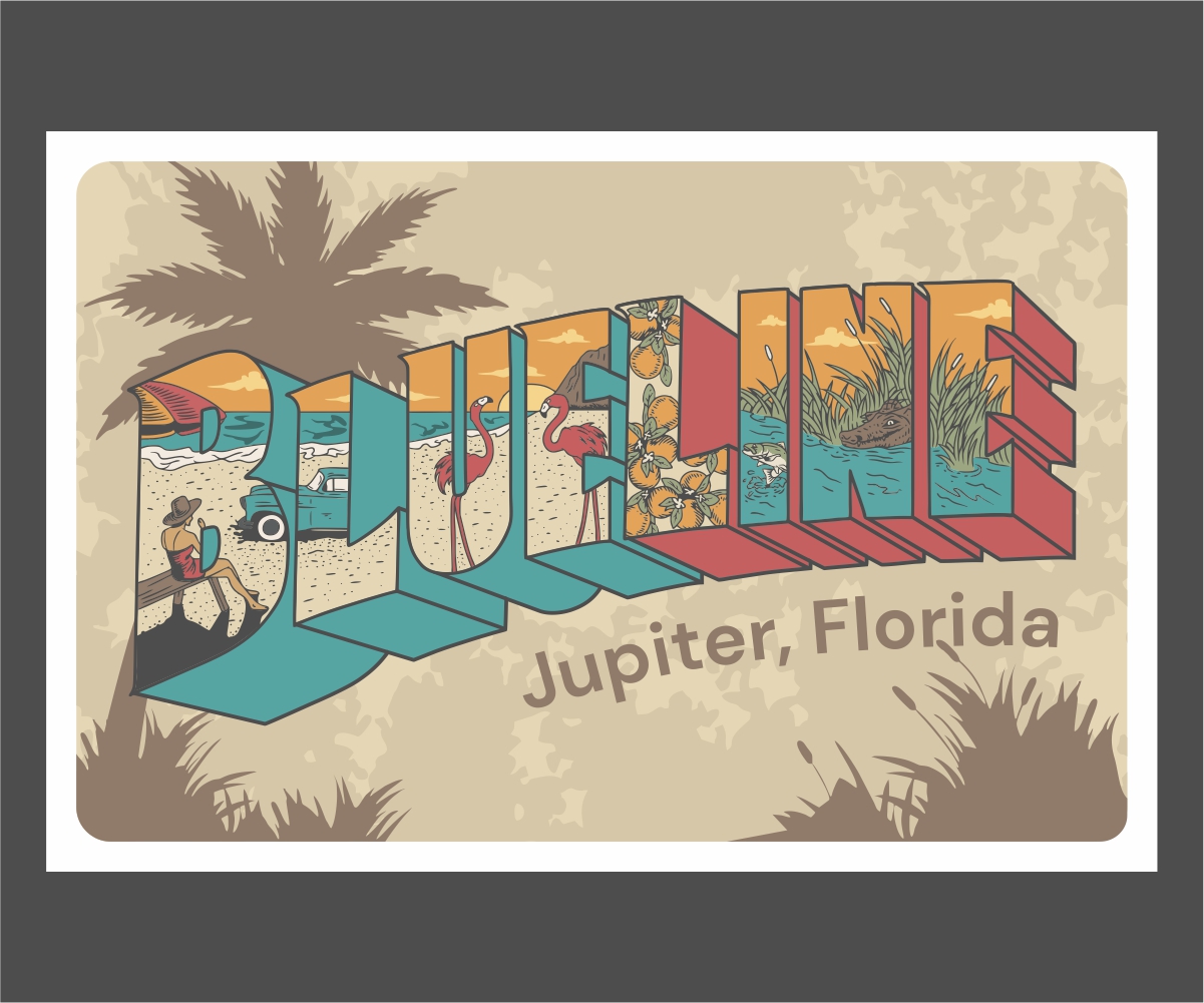 Design de T-shirt par Rawpis pour BLUELINE PADDLE SURF AND CLOTHING | Design #32417411