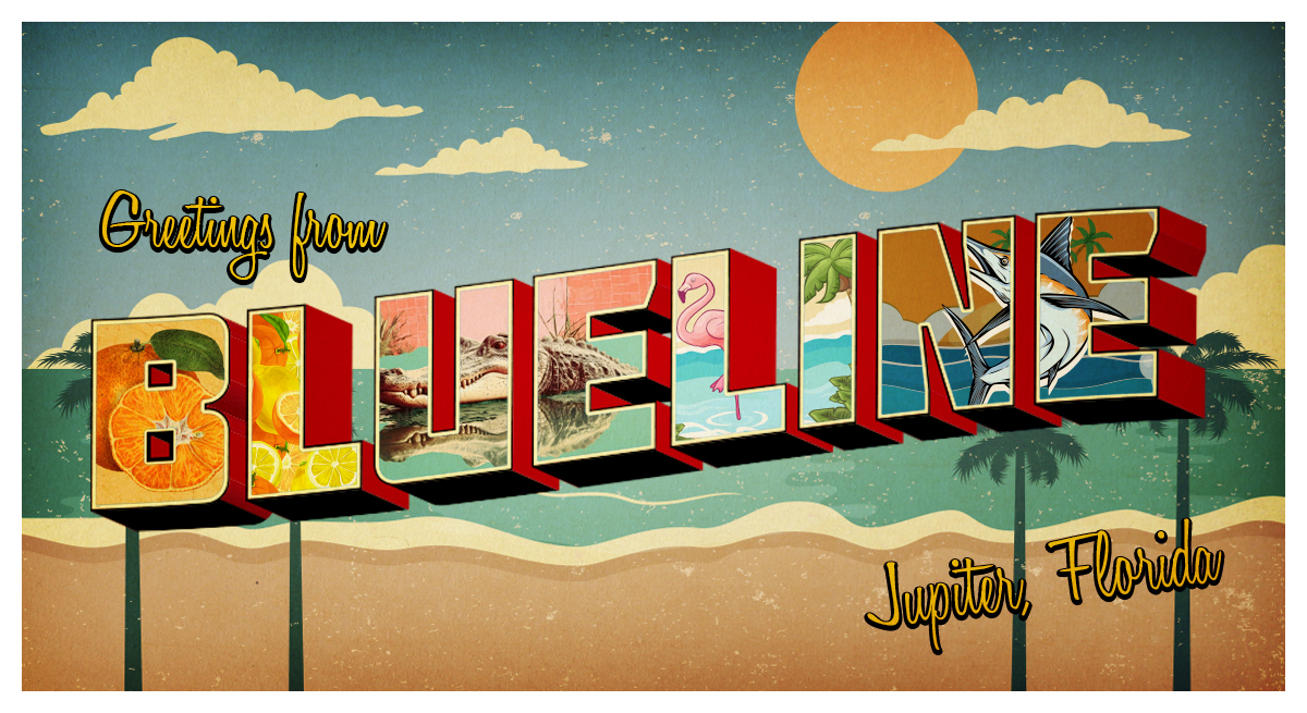 T-shirt Design by Your Brand Maker for BLUELINE PADDLE SURF AND CLOTHING | Design #32408119