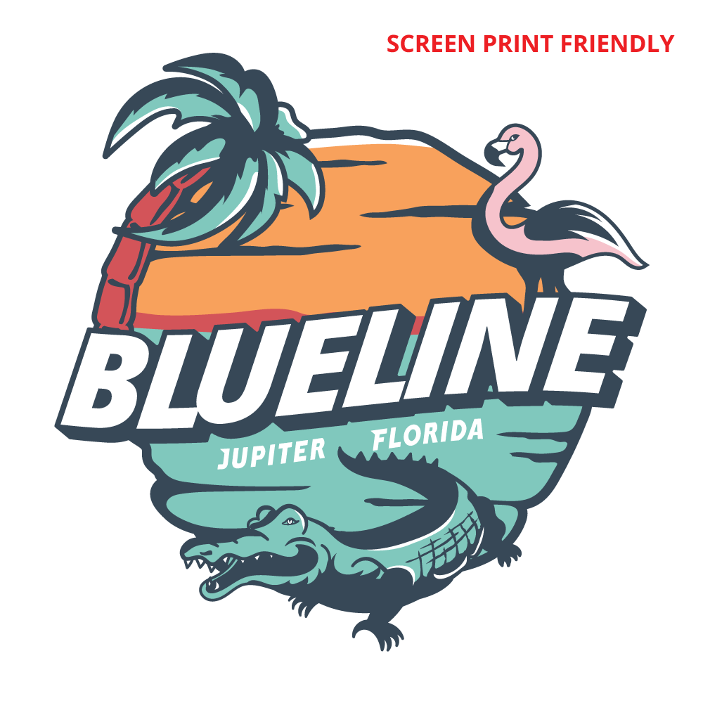 Design de T-shirt par Seema Suvarna pour BLUELINE PADDLE SURF AND CLOTHING | Design : #32421251