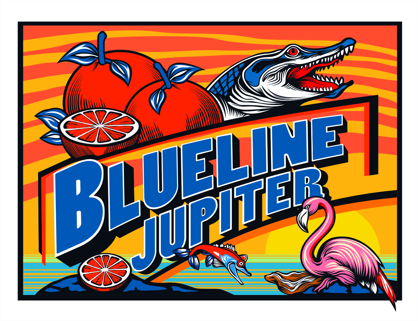 T-shirt Design by Den Bagus for BLUELINE PADDLE SURF AND CLOTHING | Design #32402432