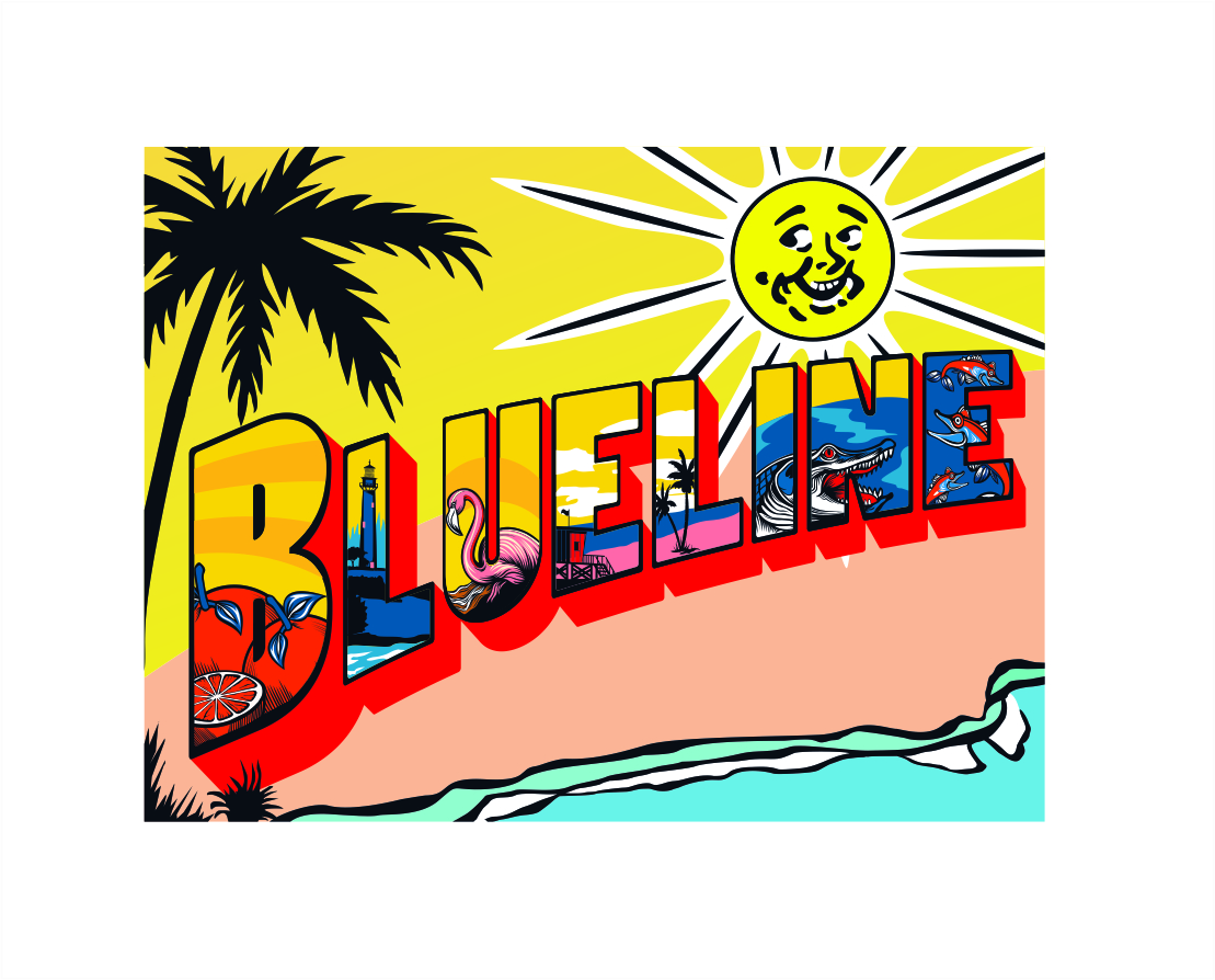 Design de T-shirt par Den Bagus pour BLUELINE PADDLE SURF AND CLOTHING | Design #32415648