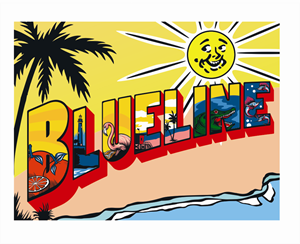 T-shirt Design by Den Bagus for BLUELINE PADDLE SURF AND CLOTHING | Design #32433398