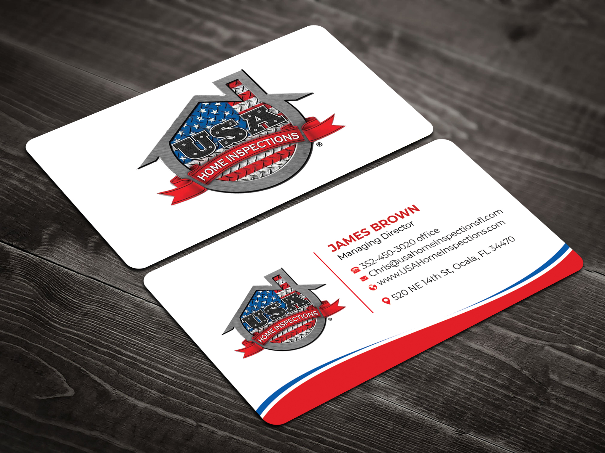 Visitenkarten-Design von Expert Bappy für USA Home Inspections | Design #32389472