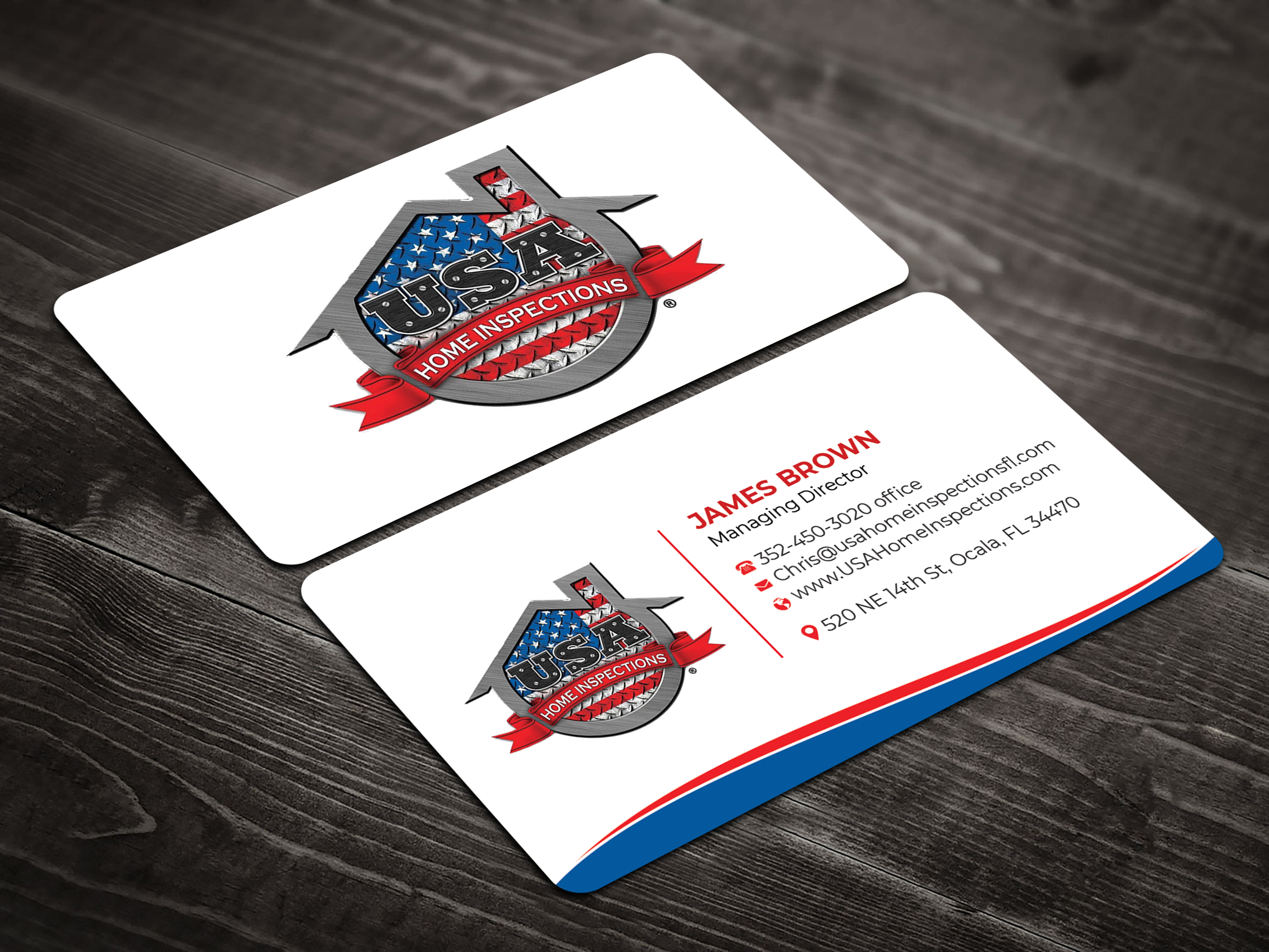 Visitenkarten-Design von Expert Bappy für USA Home Inspections | Design #32389485