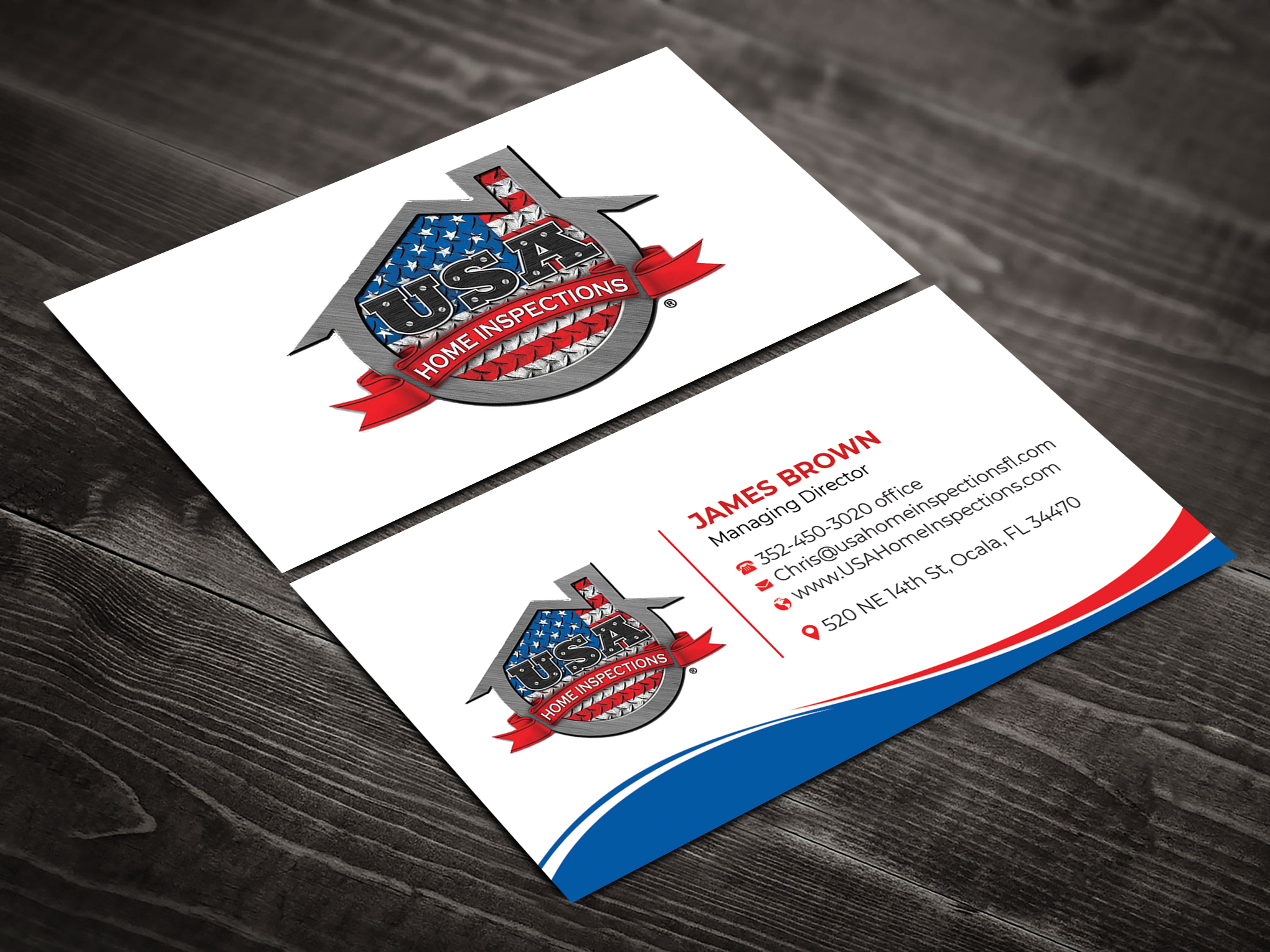 Visitenkarten-Design von Expert Bappy für USA Home Inspections | Design #32389756