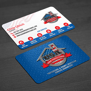 Business Card Design by WellDesign for USA Home Inspections | Design: #32388782