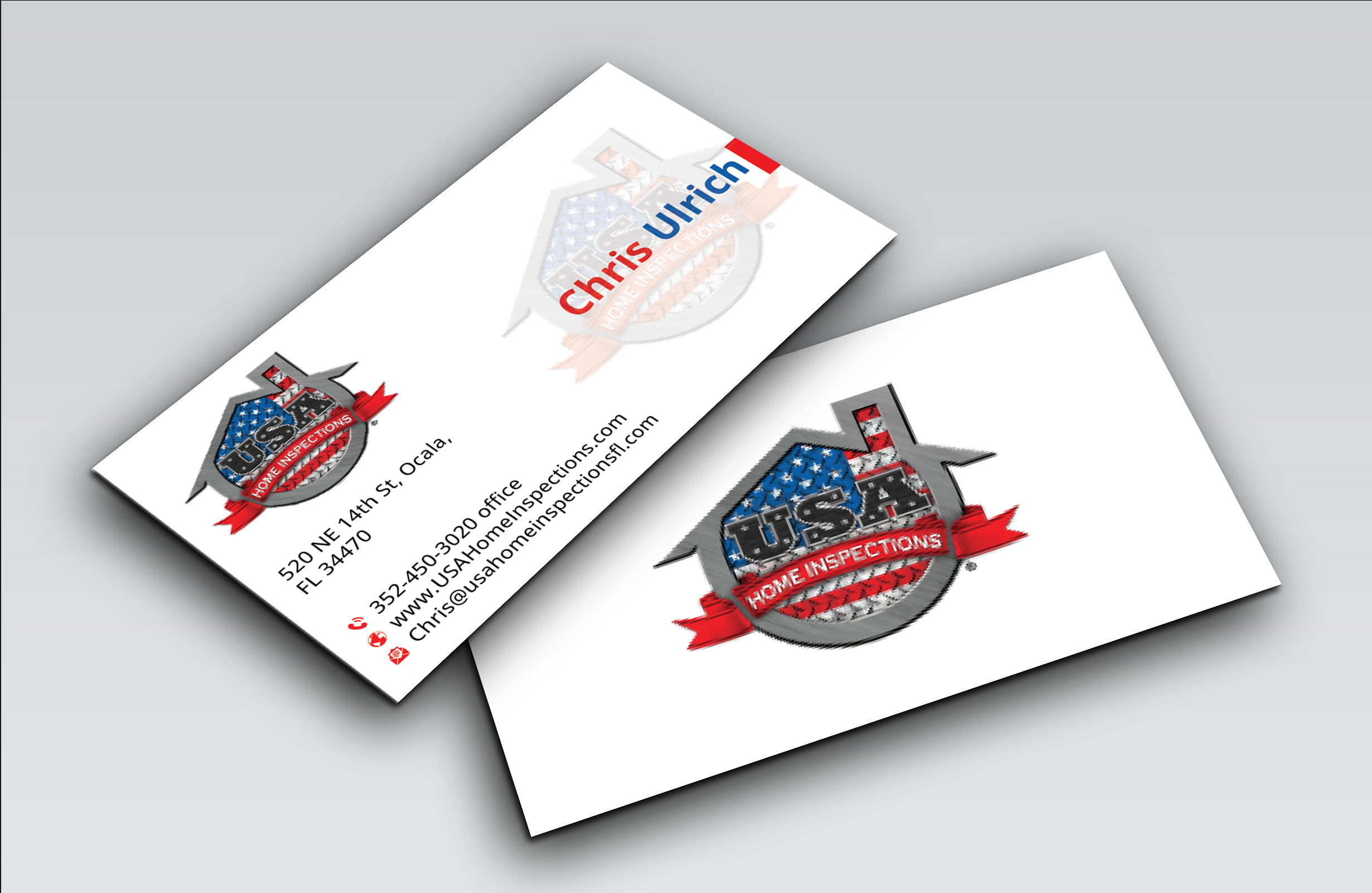 Design de Carte de Visite par DesignerShahadat pour USA Home Inspections | Design #32385571