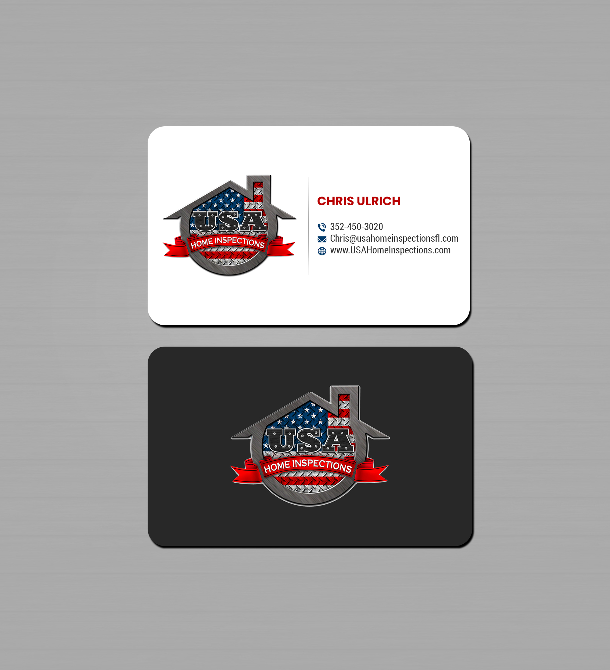 Business Card Design by Creations Box 2015 for USA Home Inspections | Design #32389081