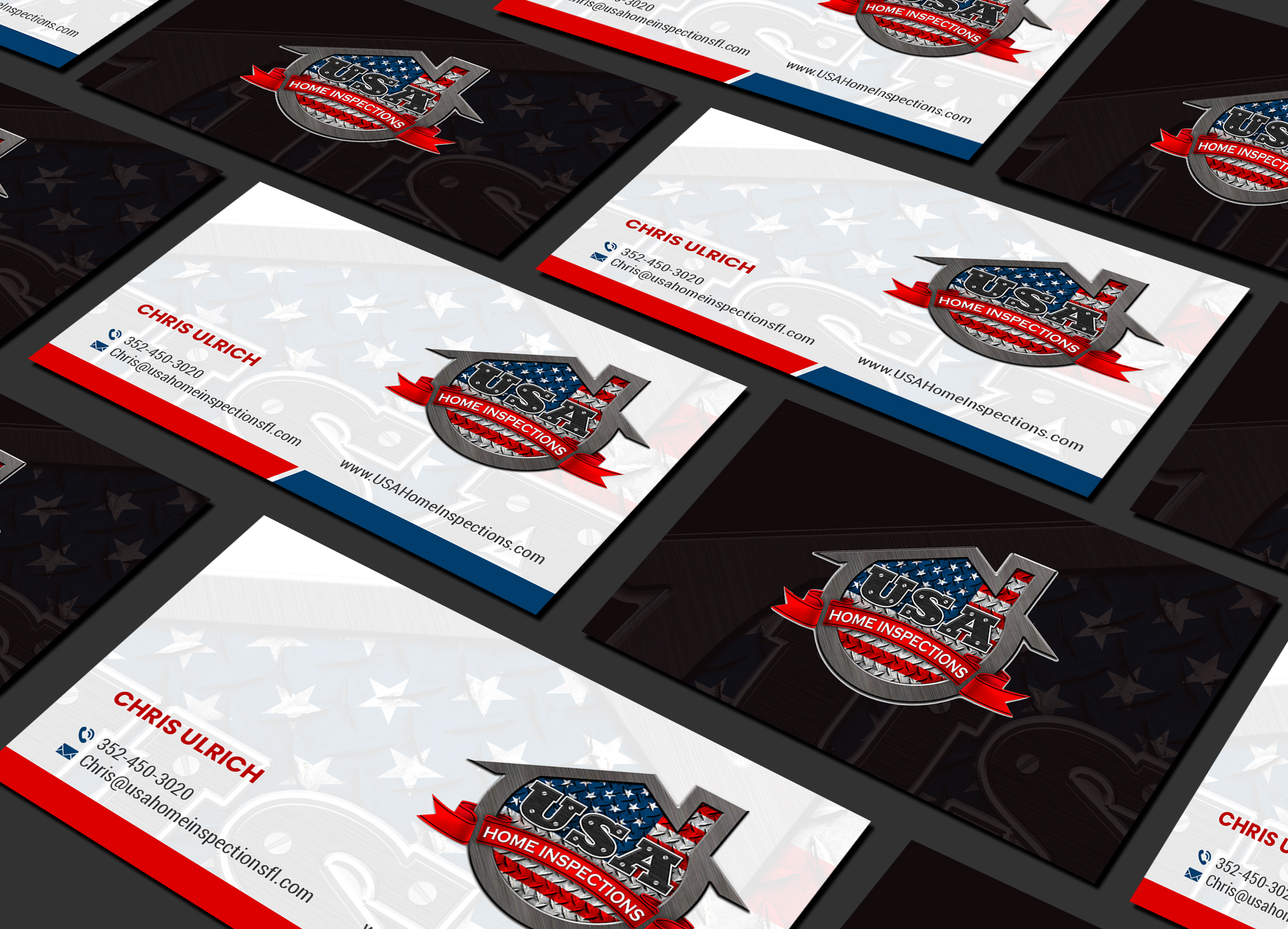 Business Card Design by Creations Box 2015 for USA Home Inspections | Design #32389083