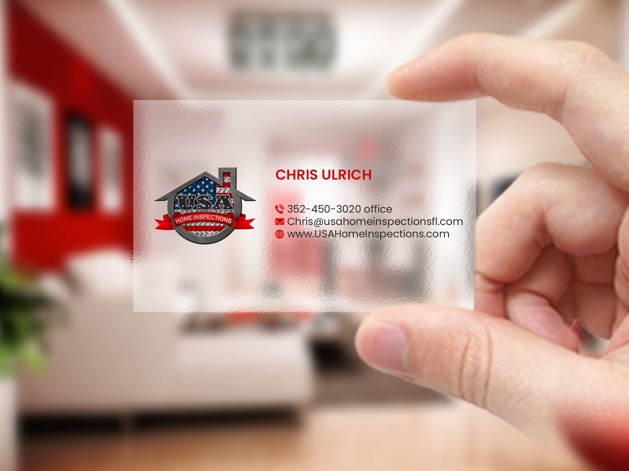 Business Card Design by Creations Box 2015 for USA Home Inspections | Design #32389339