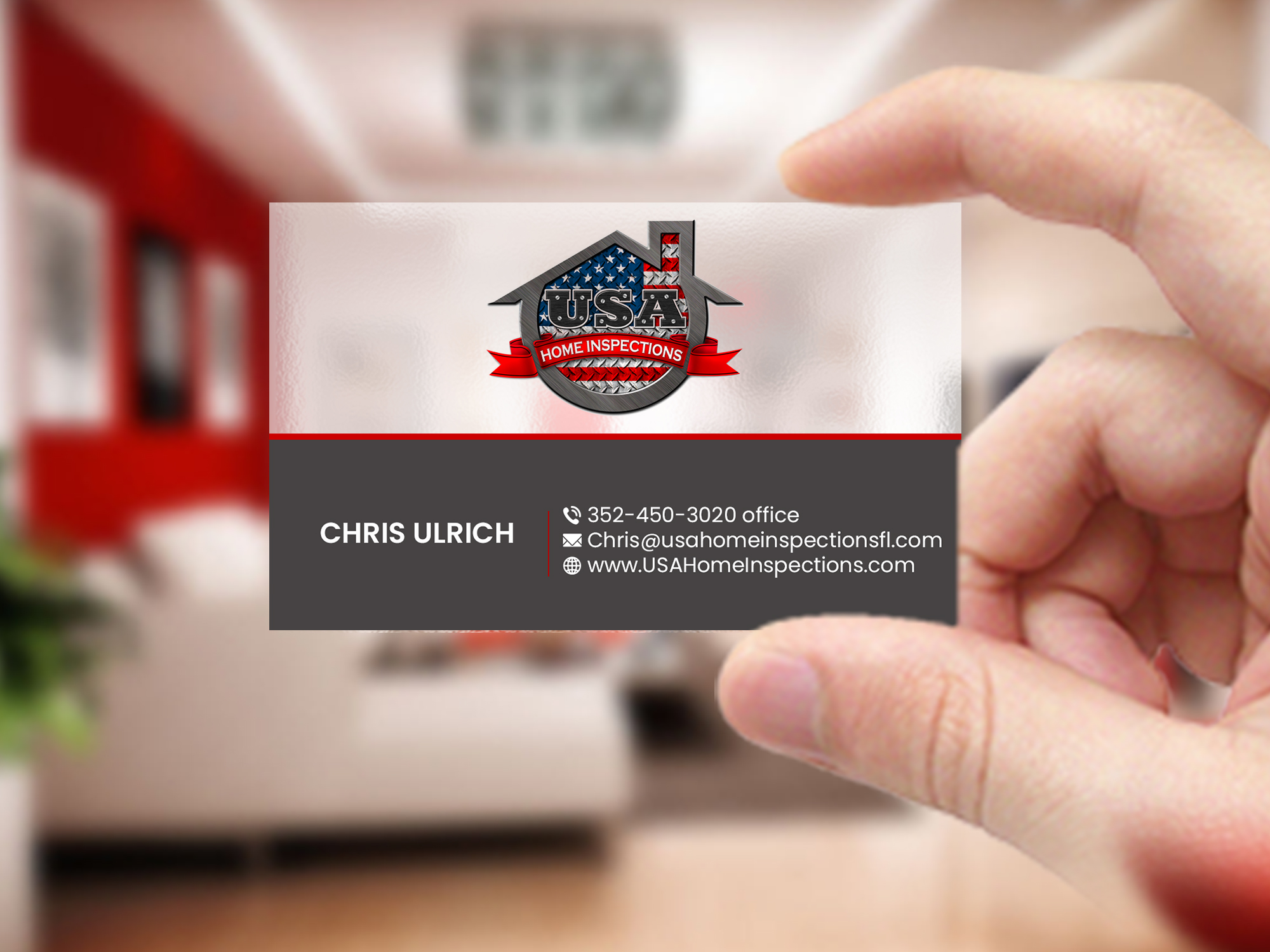 Business Card Design by Creations Box 2015 for USA Home Inspections | Design #32389340