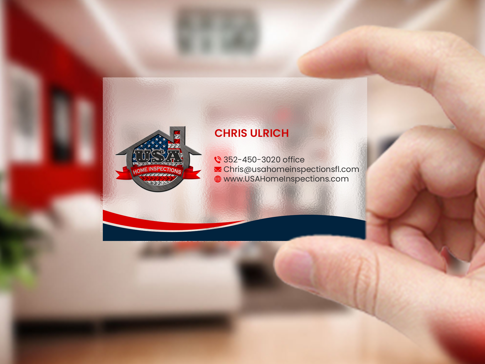 Business Card Design by Creations Box 2015 for USA Home Inspections | Design #32389341