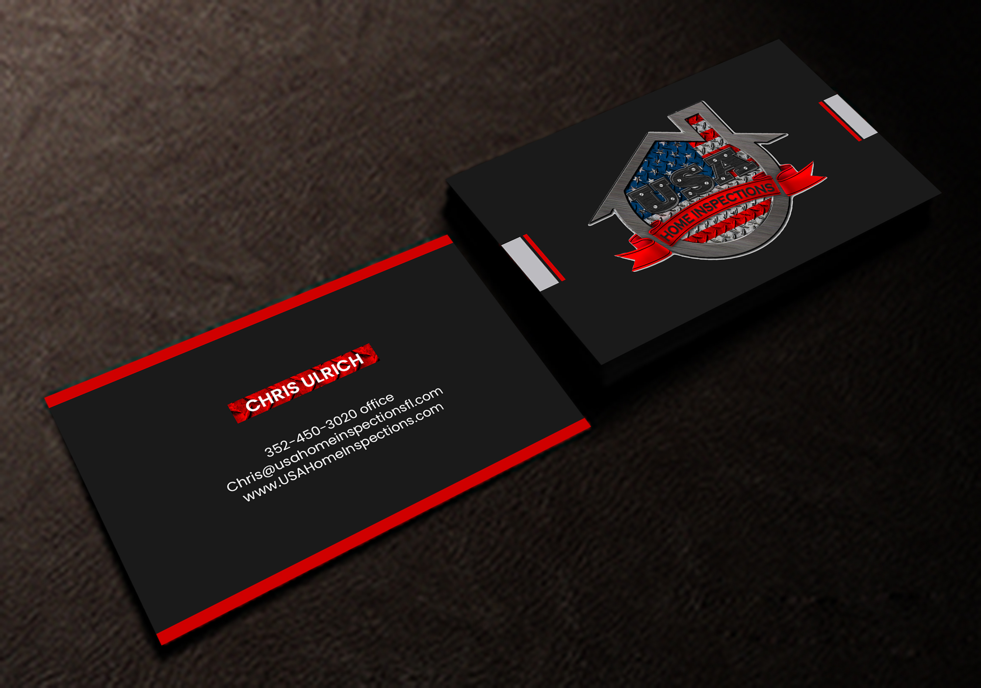 Business Card Design by Creations Box 2015 for USA Home Inspections | Design #32389343