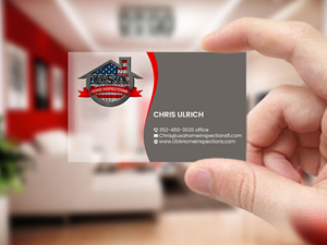 Design de Carte de Visite par Creations Box 2015 pour USA Home Inspections | Design : #32389344