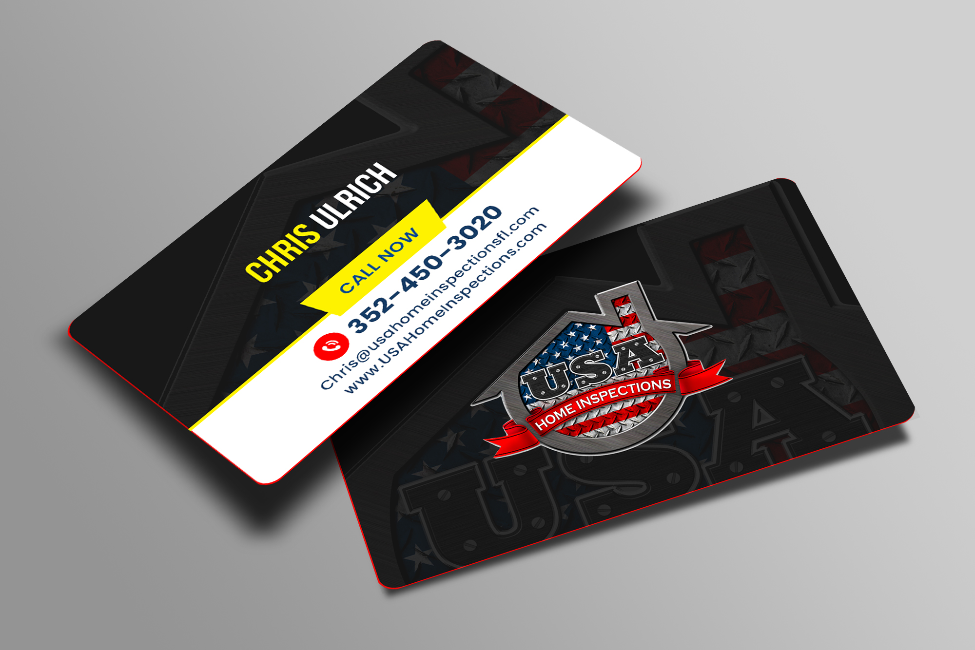 Design de Carte de Visite par Creations Box 2015 pour USA Home Inspections | Design #32391242