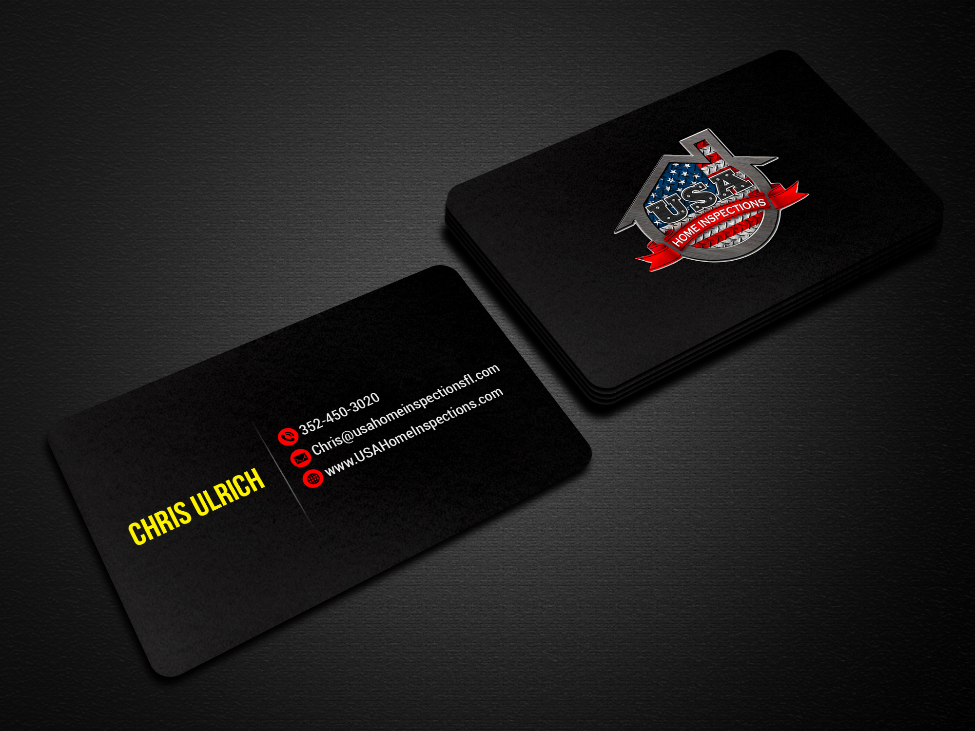 Design de Carte de Visite par Creations Box 2015 pour USA Home Inspections | Design #32391246