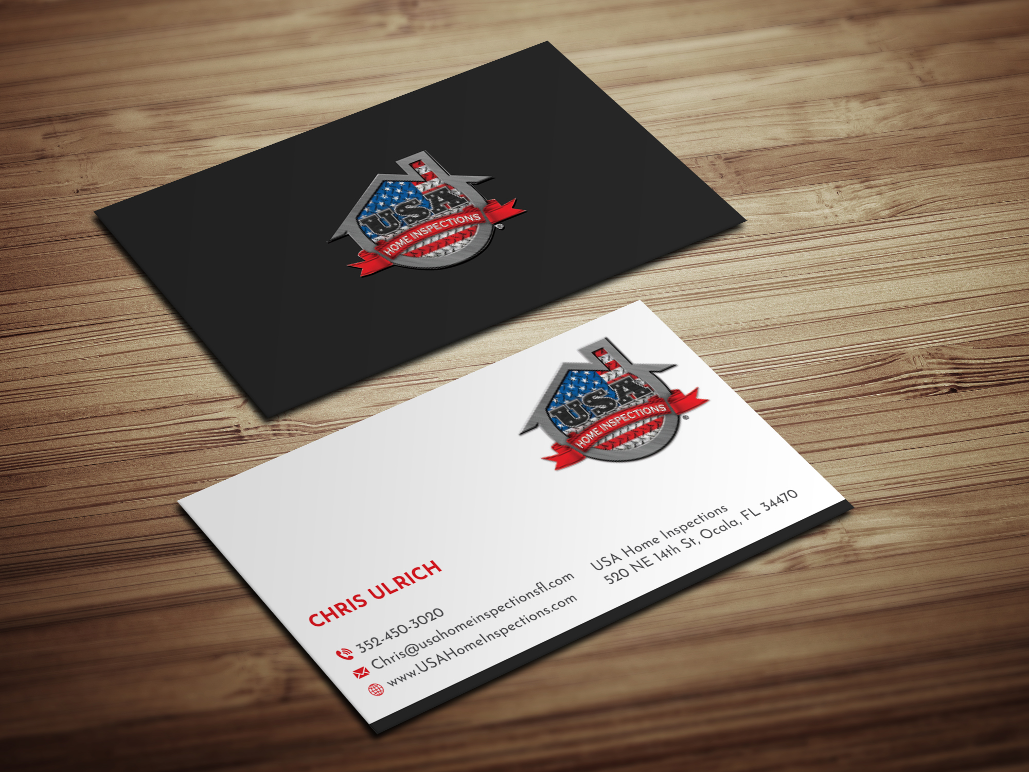 Business Card Design by Magic of Art for USA Home Inspections | Design #32390116