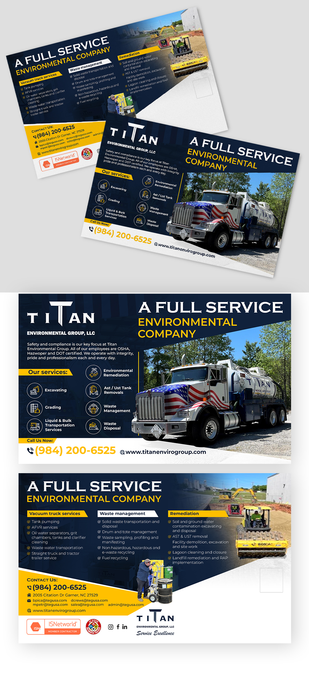 Design de Flyer par TAMZ pour Titan Environmental Group LLC | Design #32391417