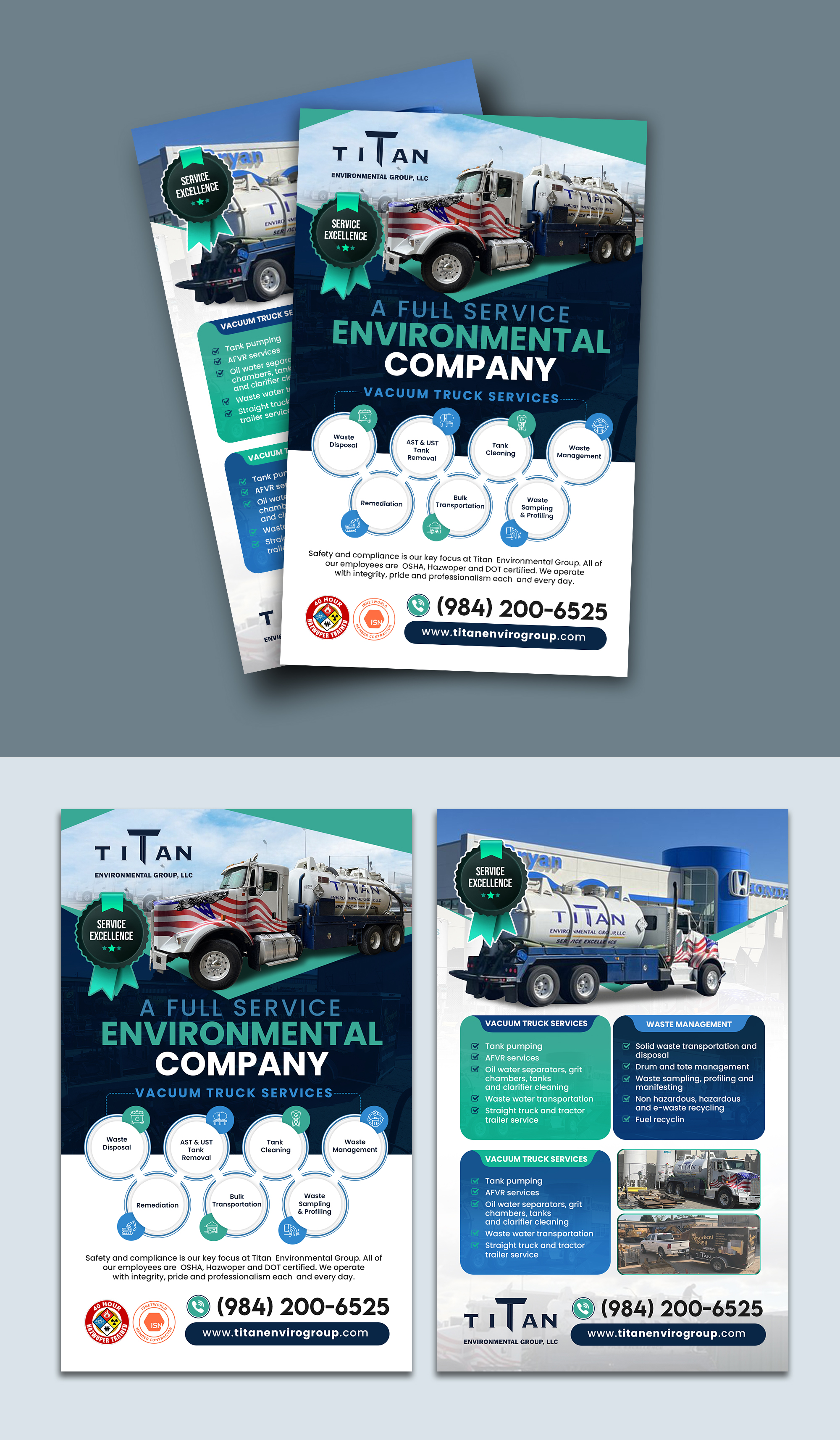 Design de Flyer par debdesign pour Titan Environmental Group LLC | Design #32390705