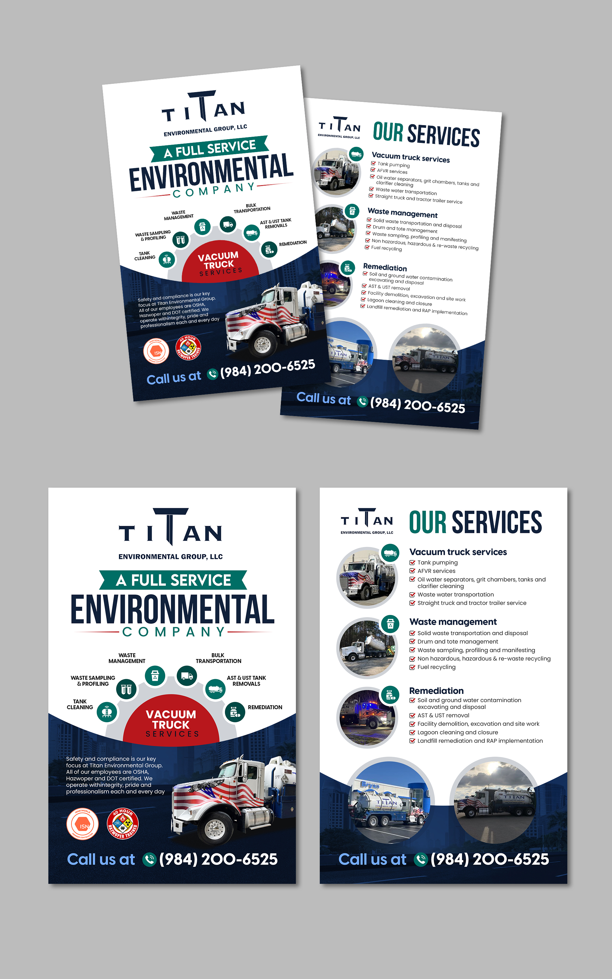 Design de Flyer par debdesign pour Titan Environmental Group LLC | Design #32390920