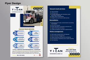 Design de Flyer par ecorokerz pour Titan Environmental Group LLC | Design : #32390856