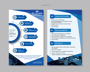 Design de Flyer par ecorokerz pour Titan Environmental Group LLC | Design : #32390875