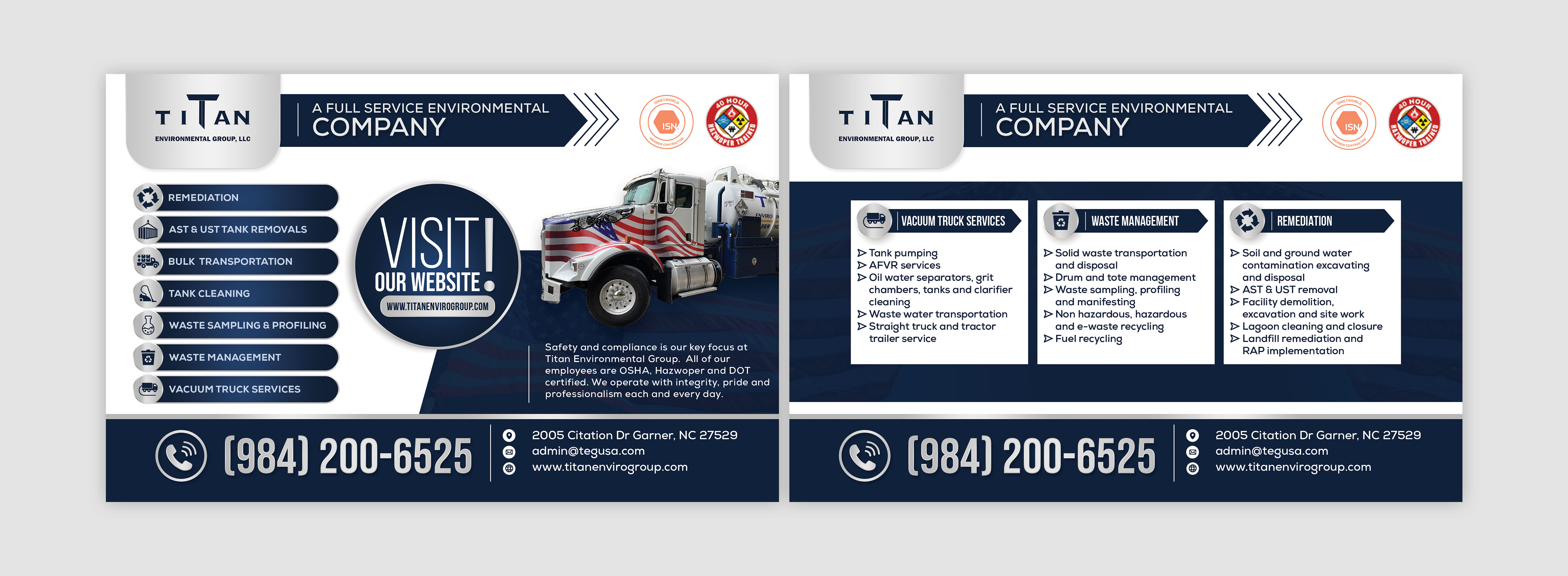 Design de Flyer par HeshanKavinda pour Titan Environmental Group LLC | Design #32408192