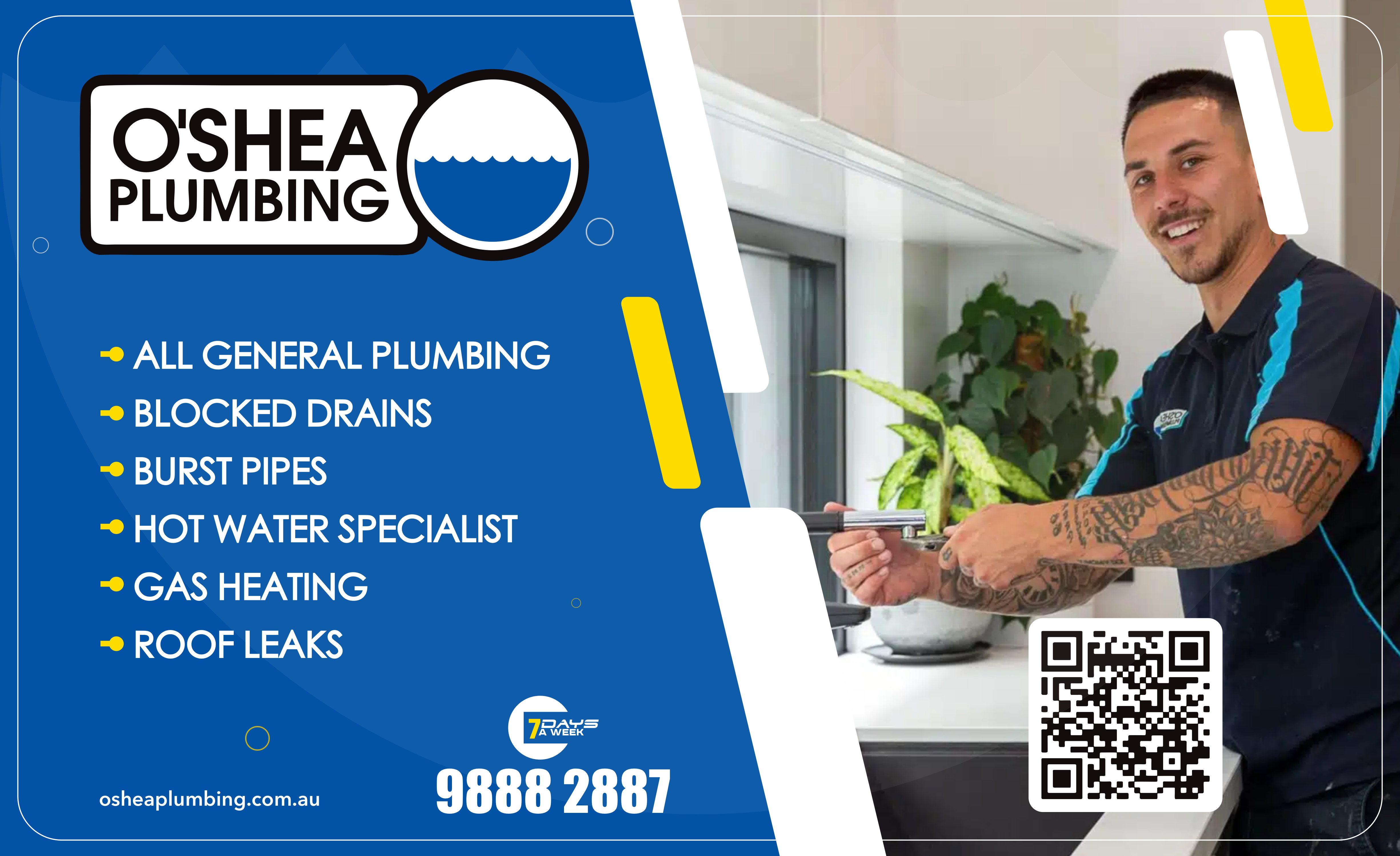 Diseño Gráfico por dadaMEDIA para Vic Plumbing & Drainage  | Diseño #32401110