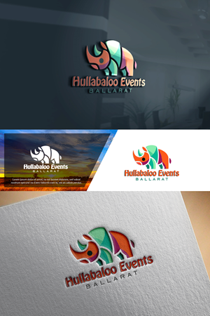 Logo Design by Damian B for Hullabaloo Events Pty Ltd | Design: #32438475