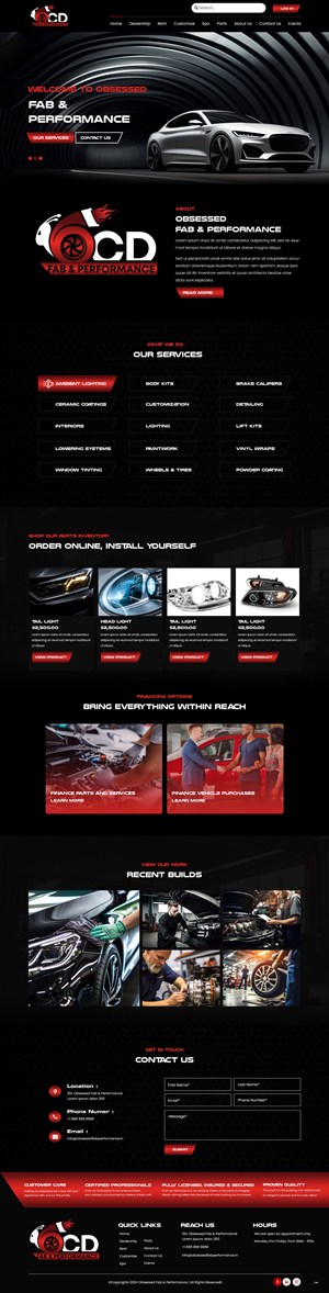 Web Design by pb for this project | Design: #32407166