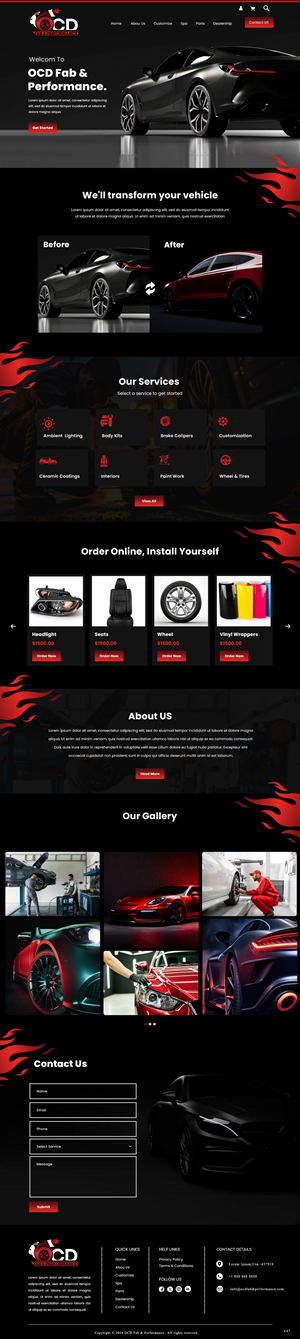 Web Design by pb for this project | Design: #32407170
