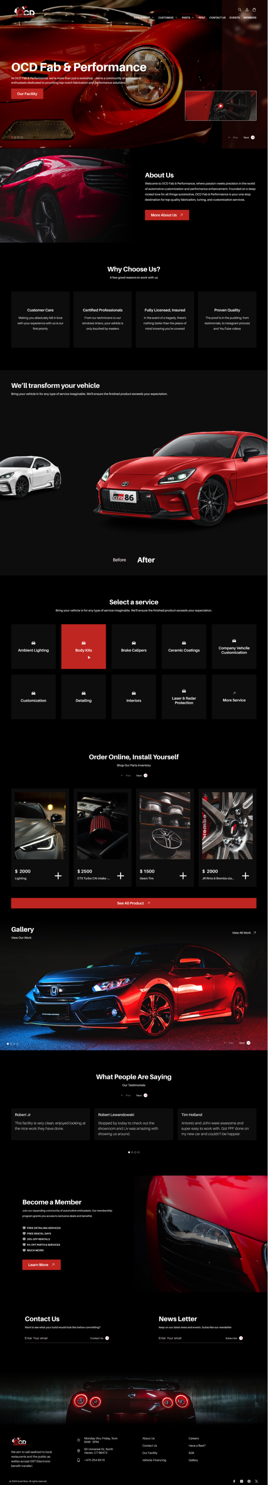 Diseño Web por Taufik H para este proyecto | Diseño #32407090