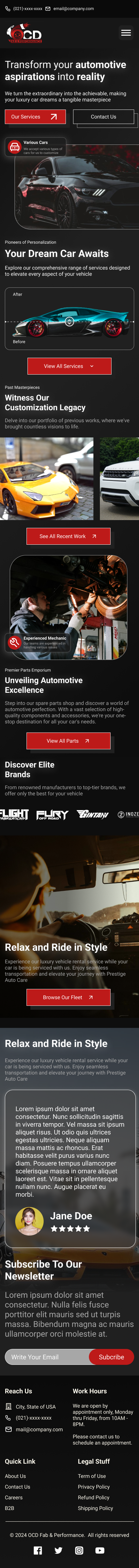 Web Design by Taufik H for this project | Design #32410494