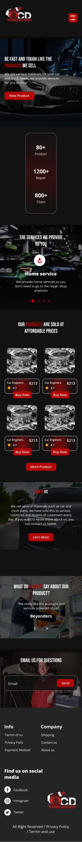 Web Design by Taufik H for this project | Design #32411000