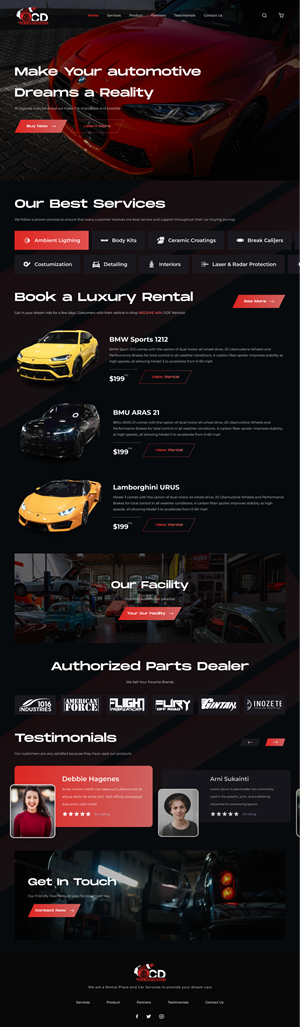 Web Design by Taufik H for this project | Design: #32411068
