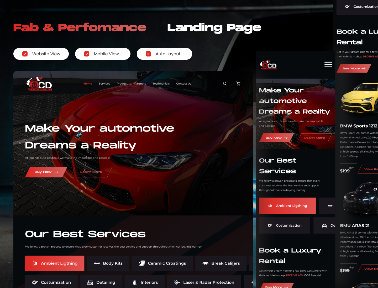 Web Design by Taufik H for this project | Design #32411070