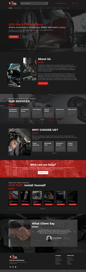 Web Design by Taufik H for this project | Design: #32411104