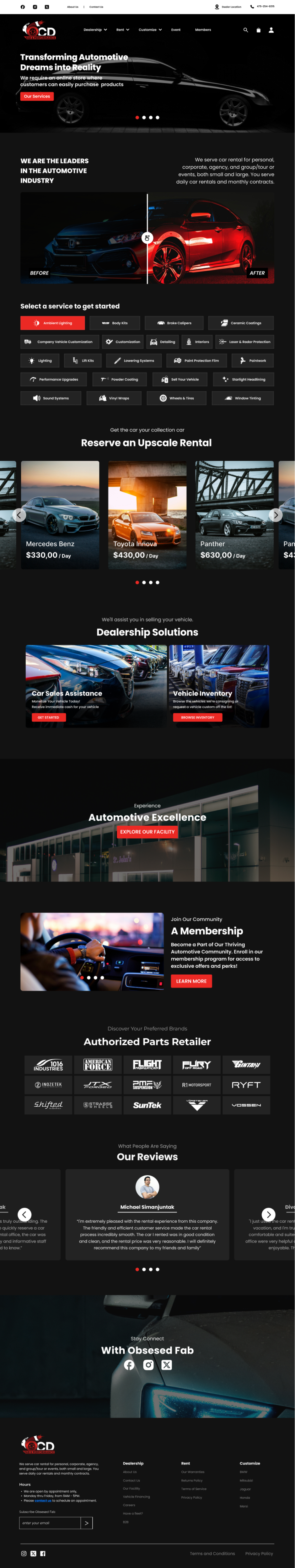 Web Design by Taufik H for this project | Design #32411154