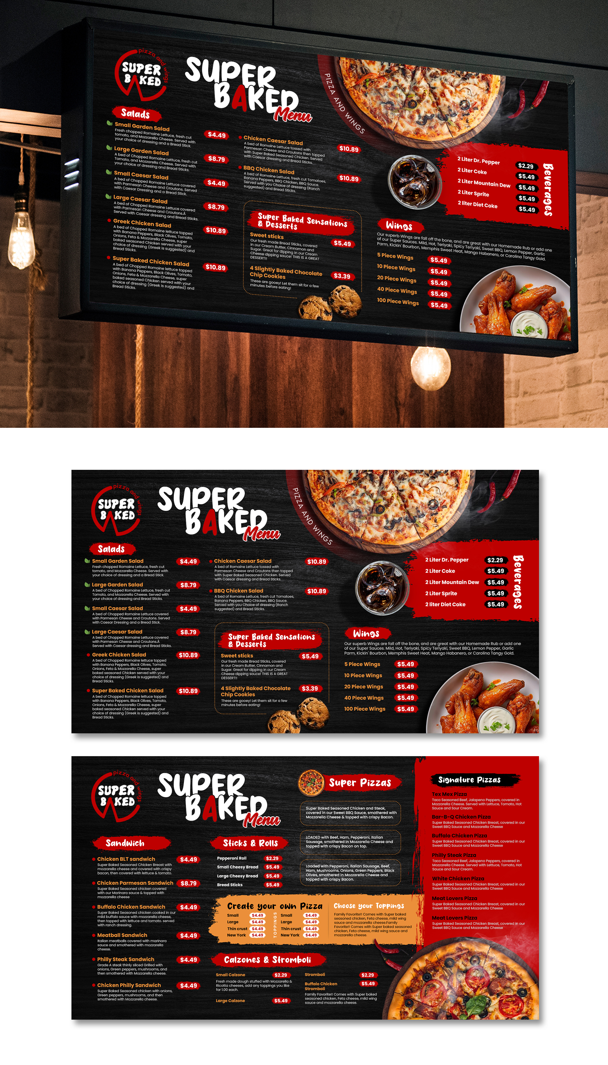 Menu Design by debdesign for this project | Design #32423400