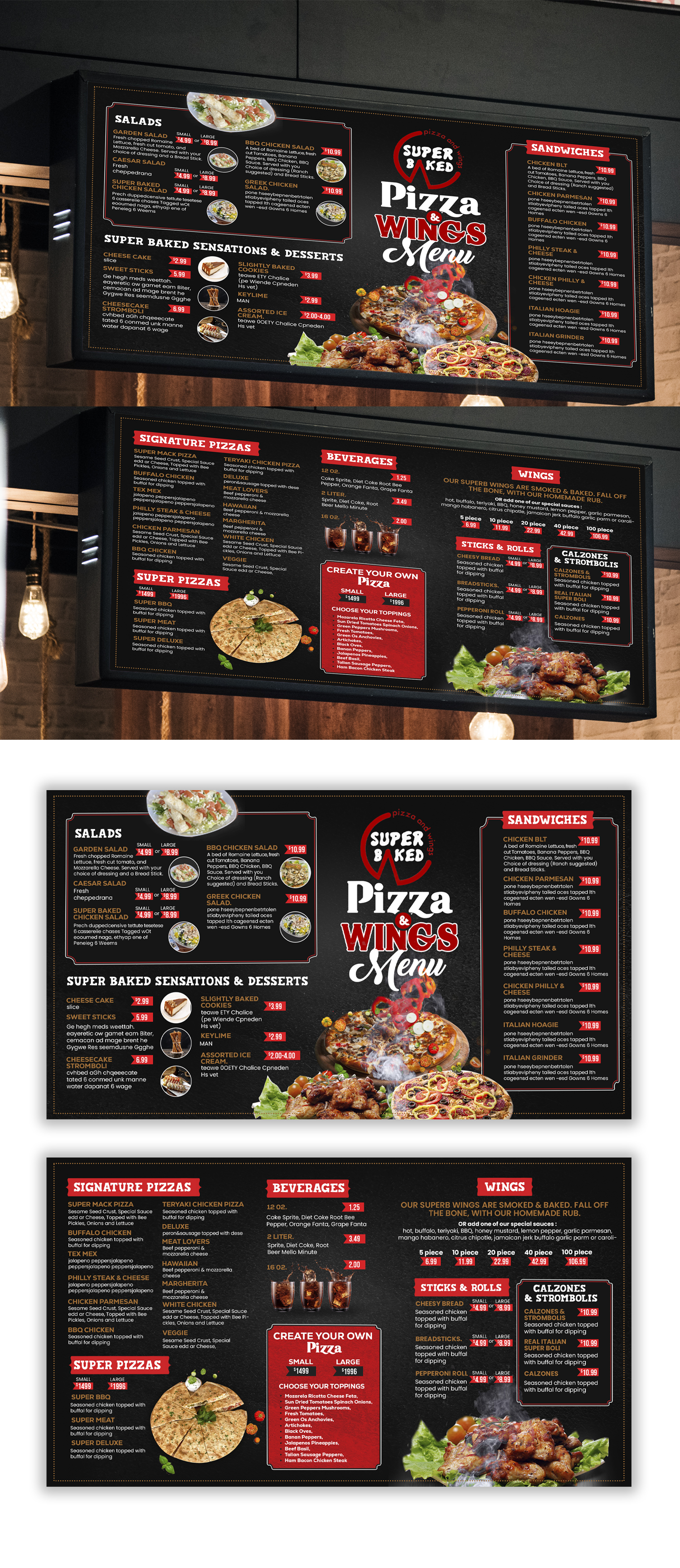 Menu Design by debdesign for this project | Design #32423438